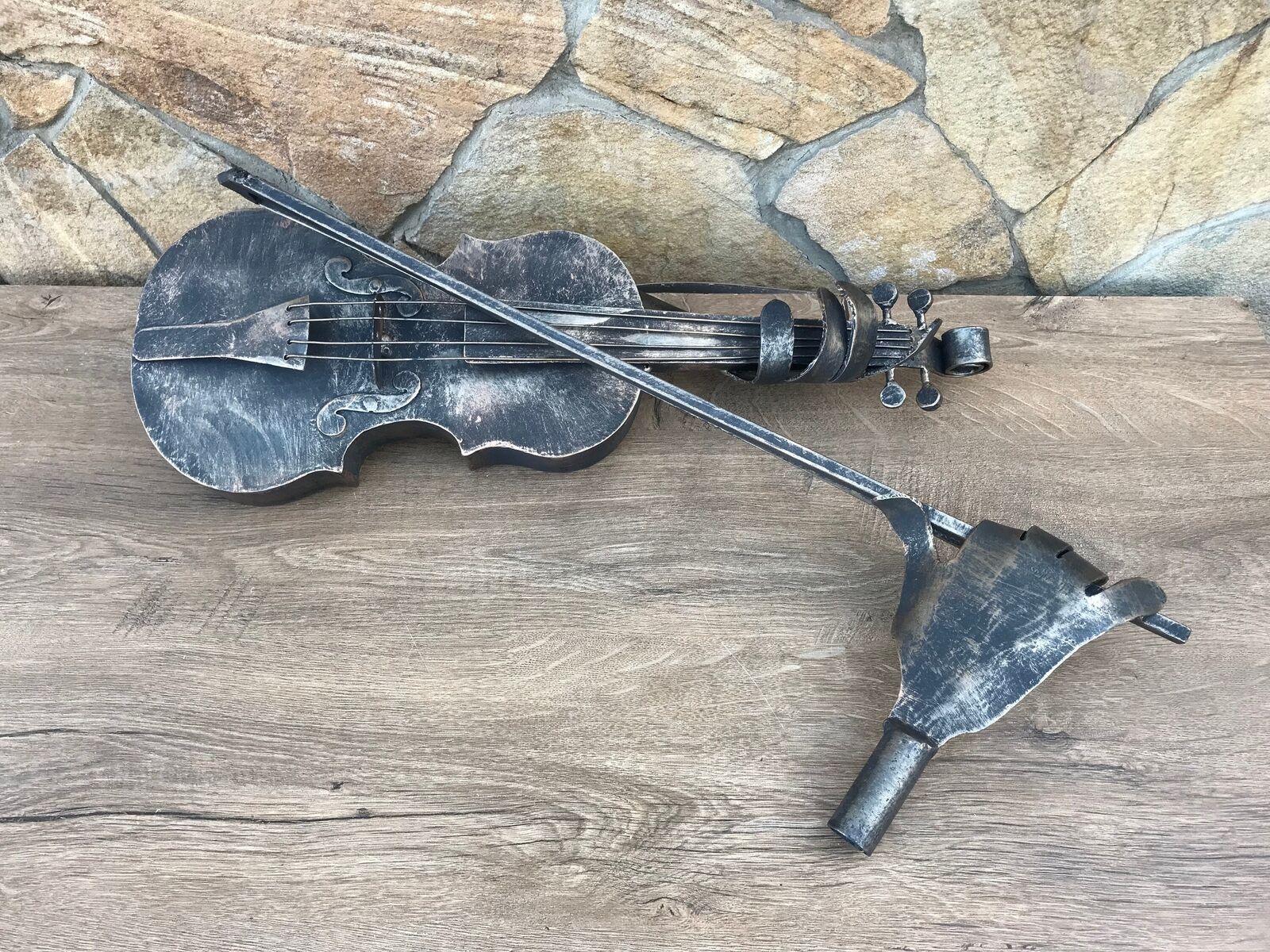 Hand Forged Violin Music Gift Musician Decor