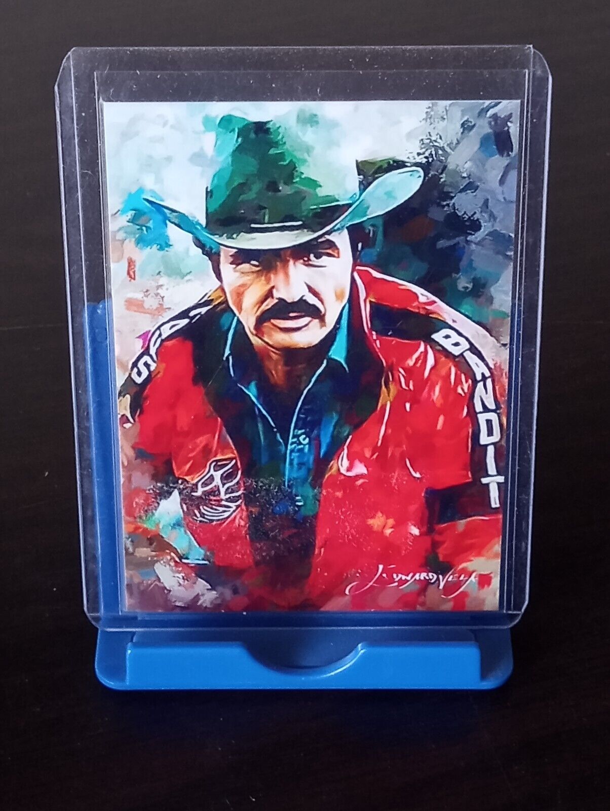 M9 Burt Reynolds #1 Smokey & The Bandit ACEO Art Card Edward Vela Signed 50/50