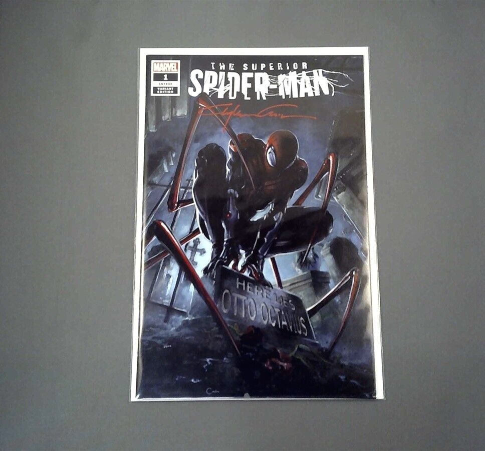 Superior Spider-Man #1E (Marvel, 2019) *NM* Signed Clayton Crain w/COA