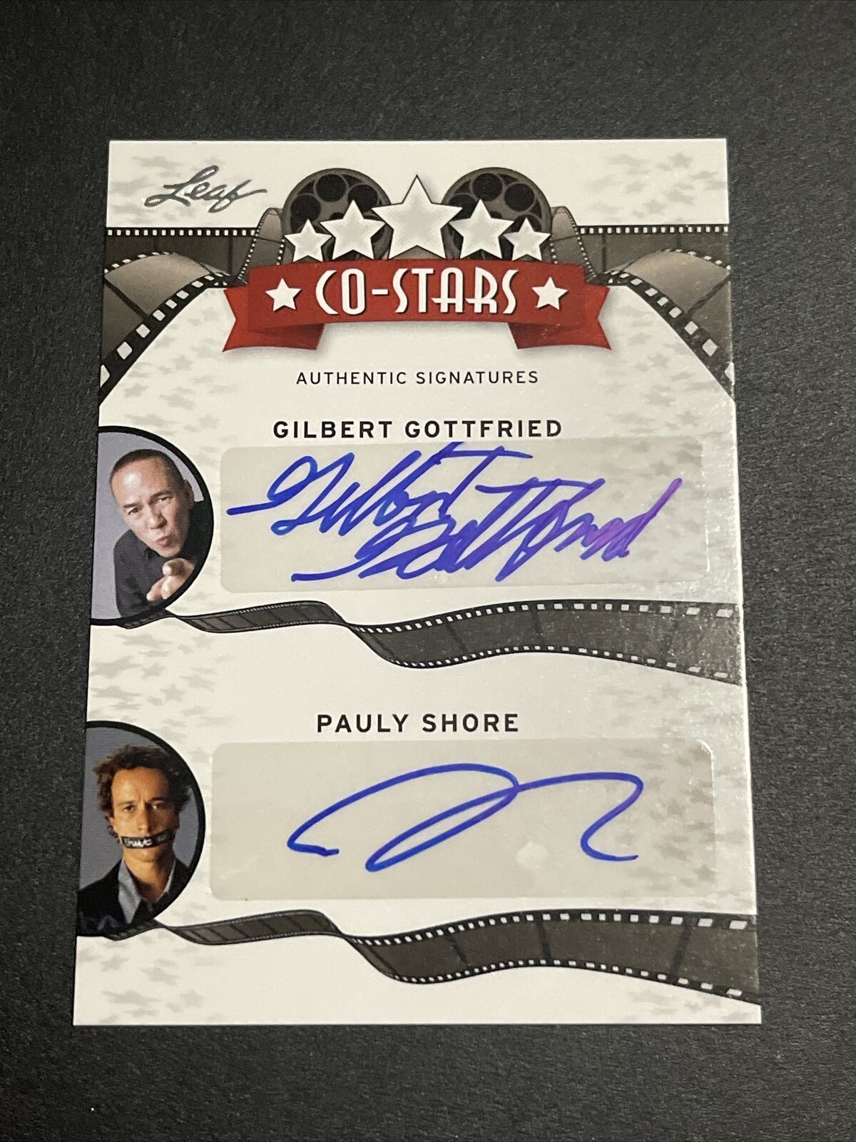 2012 Leaf Pop Century Gilbert Gottfried Pauly Shore Co-Stars DUAL Autograph SSP