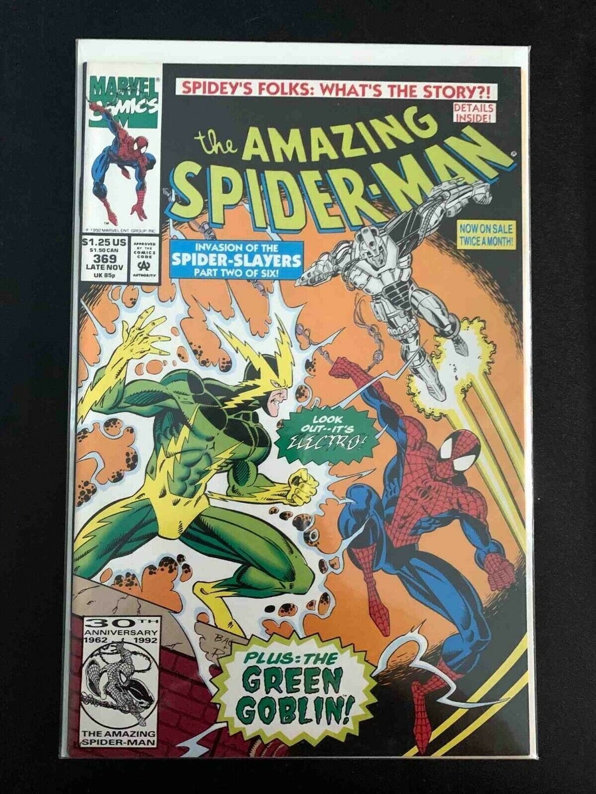 Amazing Spider-Man #369 Marvel Comics 1992 Nm+