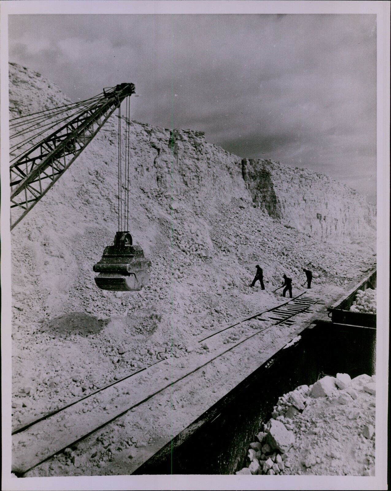 LG882 1937 Original Photo SULPHUR MINING IN LOUISIANA Grande Ecaille Huge Mounds