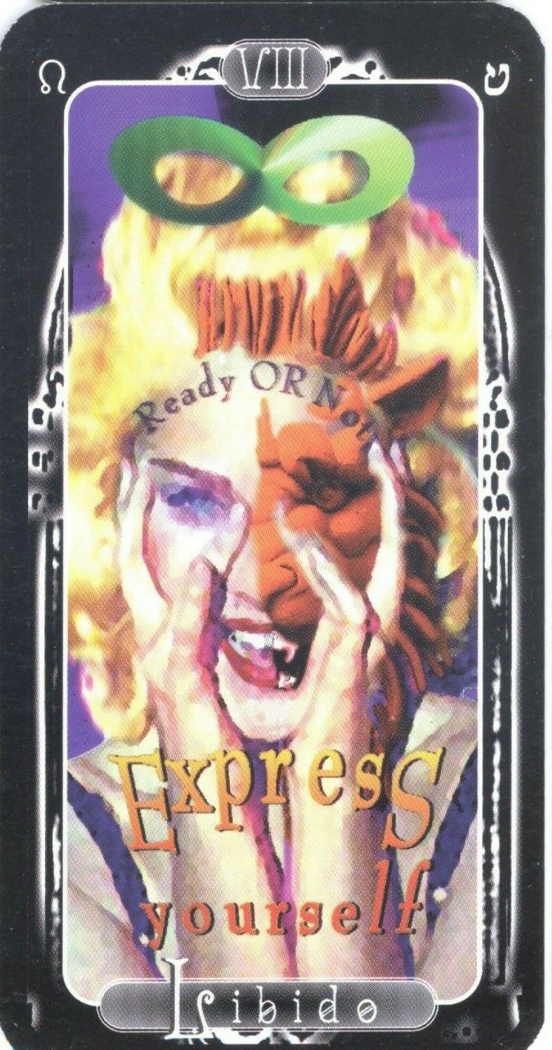 Madonna Libido Unique Rock n Roll Tarot Trading Card