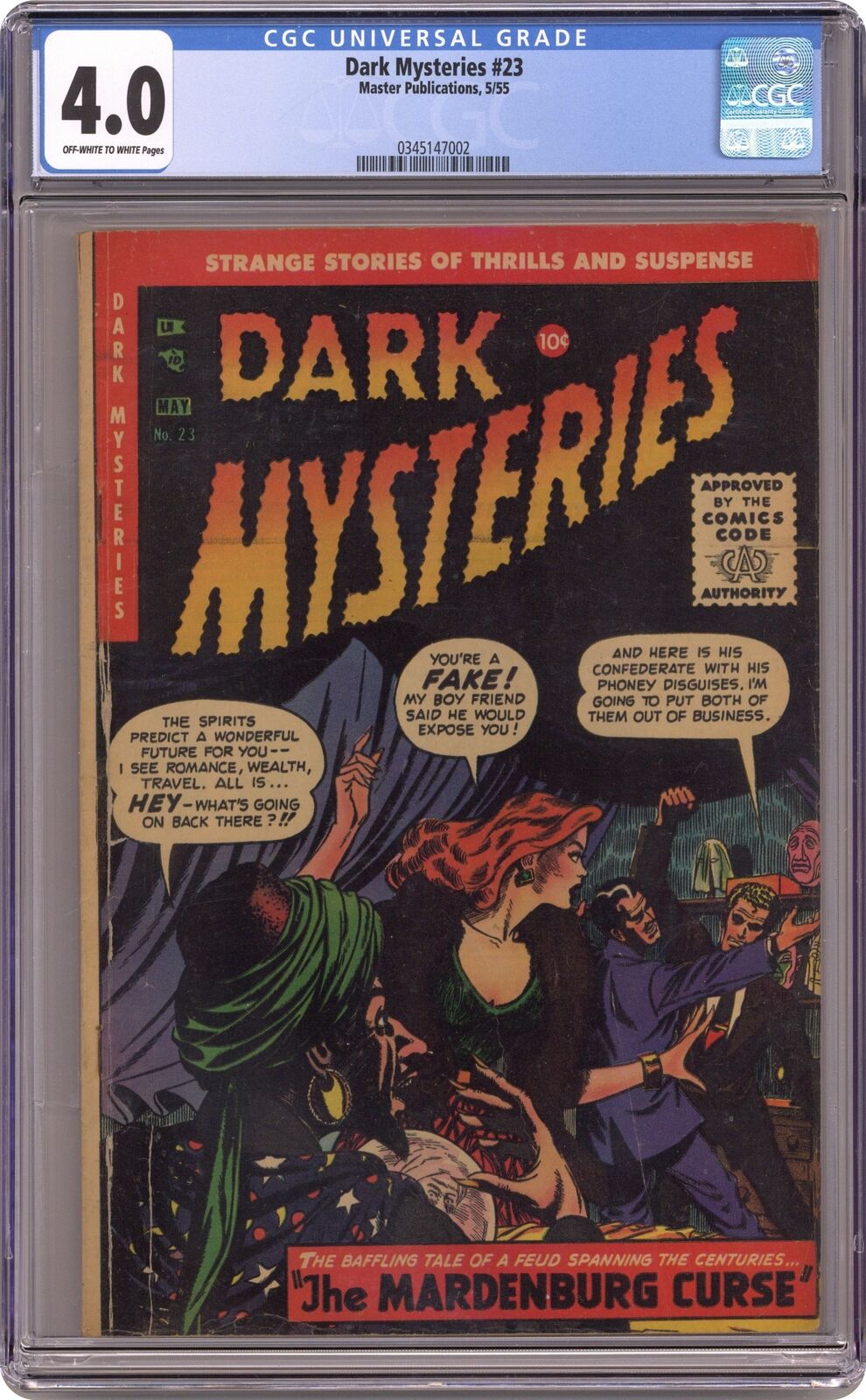 Dark Mysteries #23 CGC 4.0 1955 0345147002