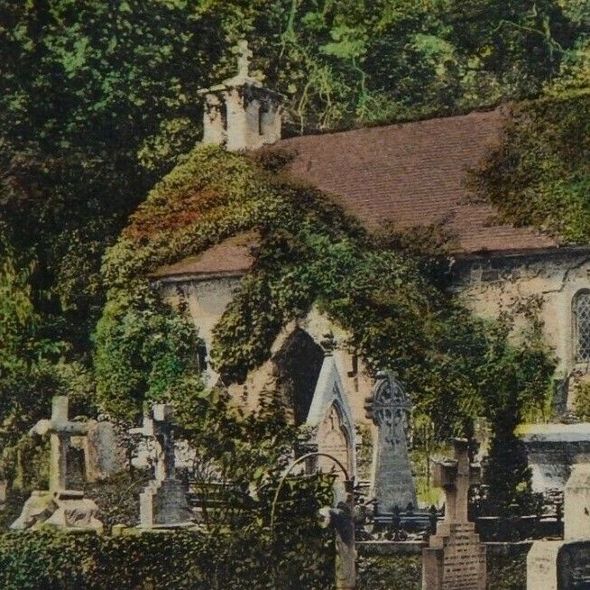 BONCHURCH ISLE OF WIGHT ENGLAND OLD CHURCH 1910