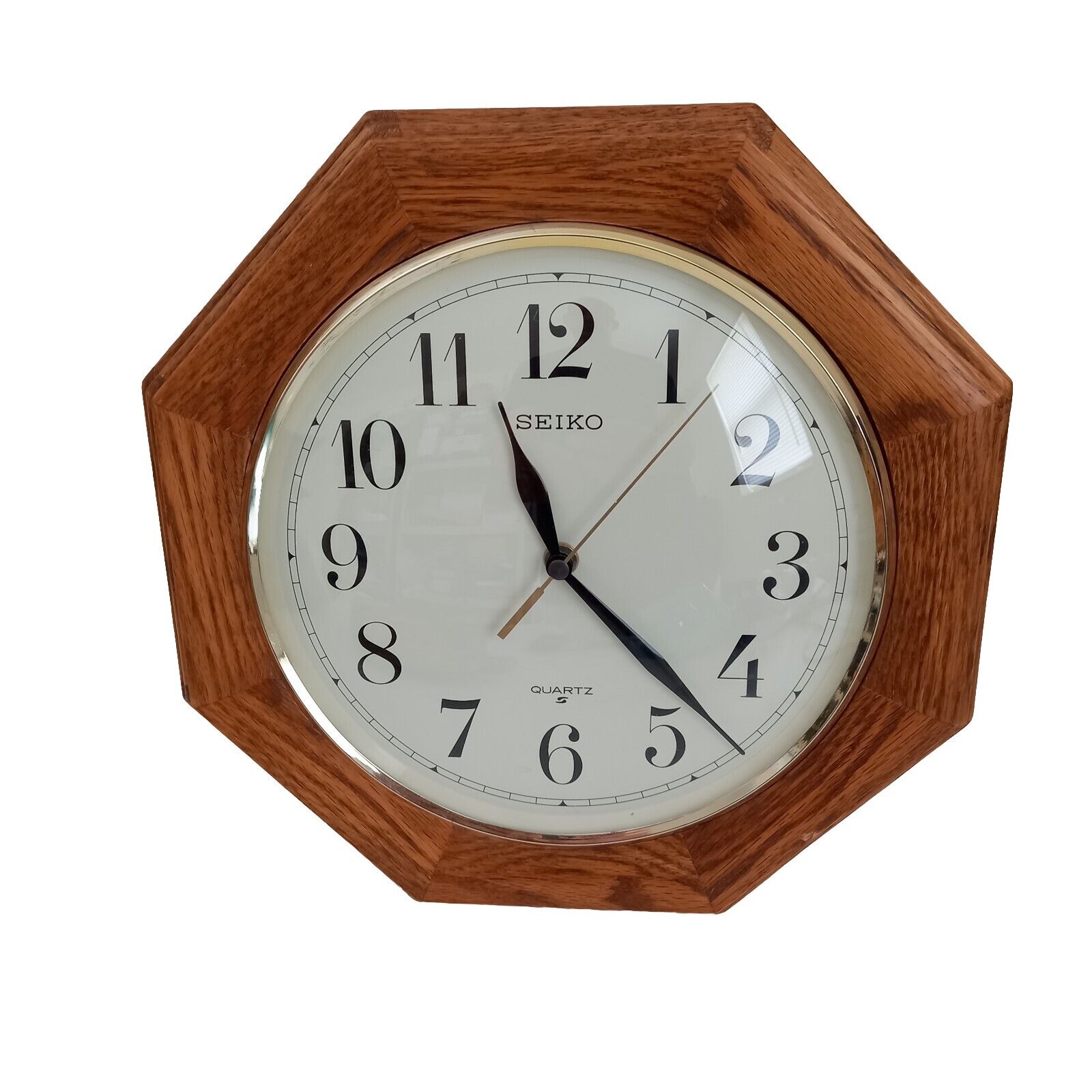 Vintage Seiko Octagonal Quartz Wall Clock