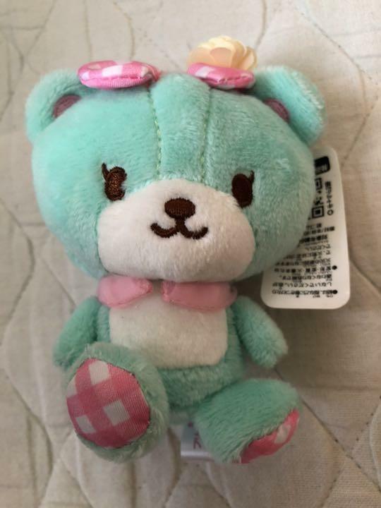 SANRIO Hello Kitty fluffy mascot plush toy tiny cham bear