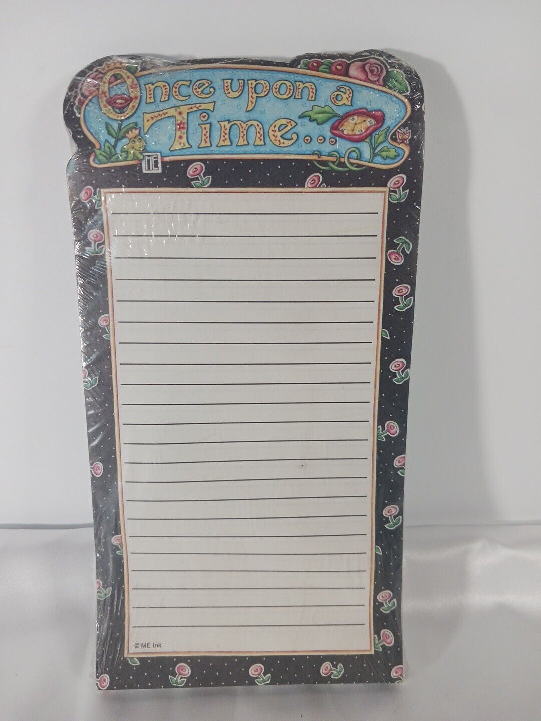 NEW Sealed Mary Englebreit Once Upon A Time Magnetic Notepad 2003 MC Fridge List