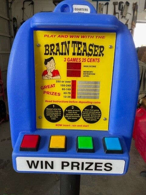 Brain Teaser - Vintage Coin Operated Arcade Game 