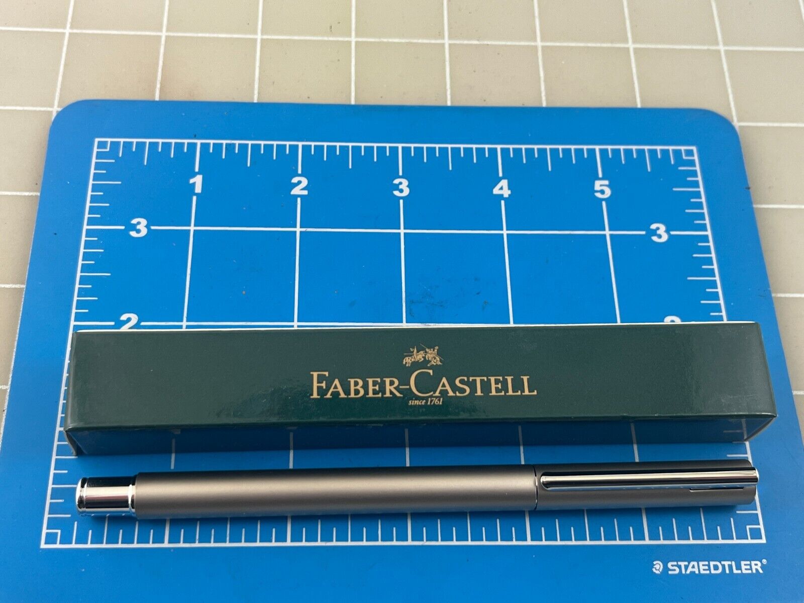 Judd's New Faber Castell Matt Stainless Steel Fountain Pen w/Broad Nib