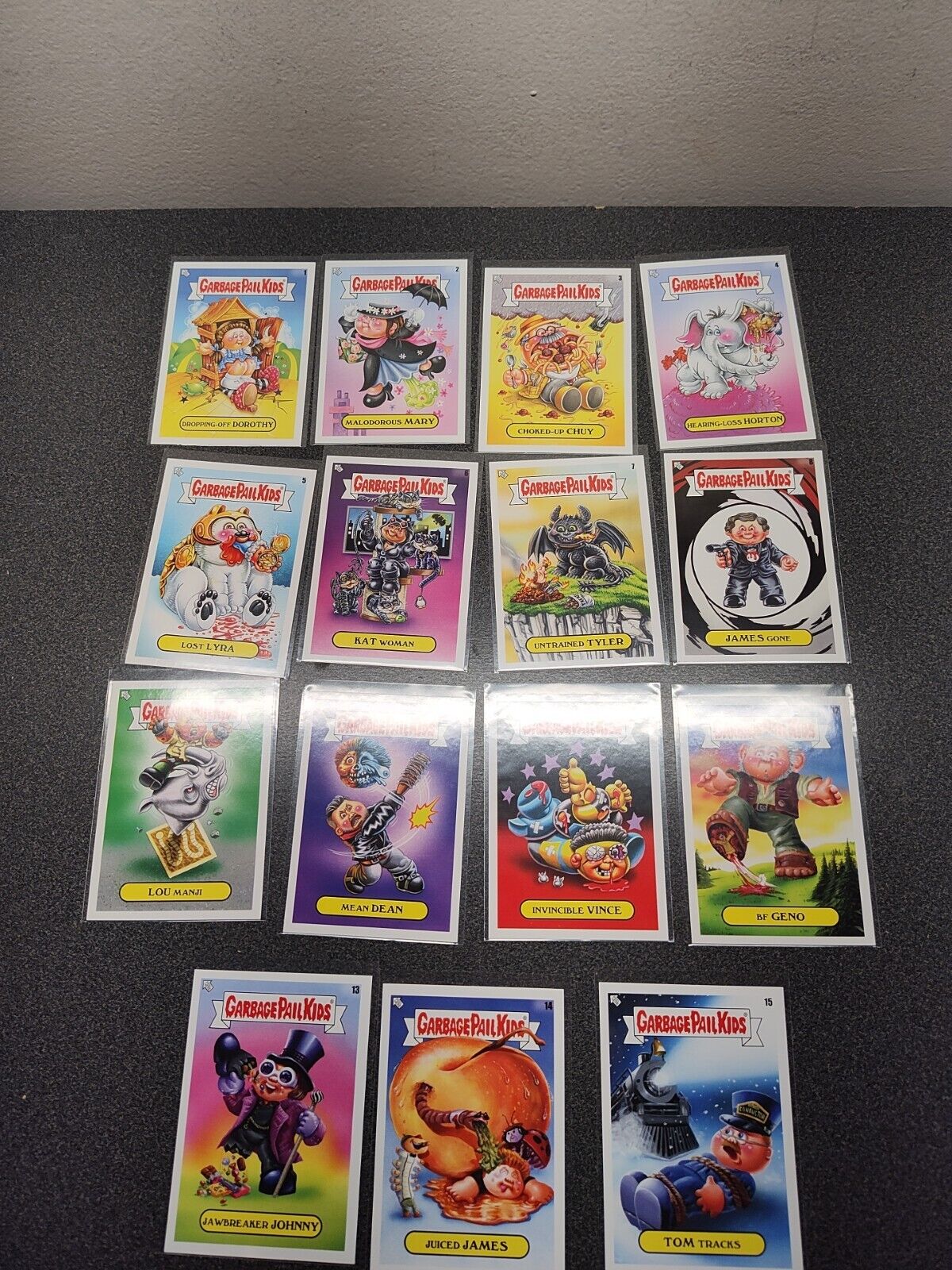 2022 Topps Garbage Pail Kids Book Worms GROSS ADAPTATIONS COMPLETE SET 1-15 GPK