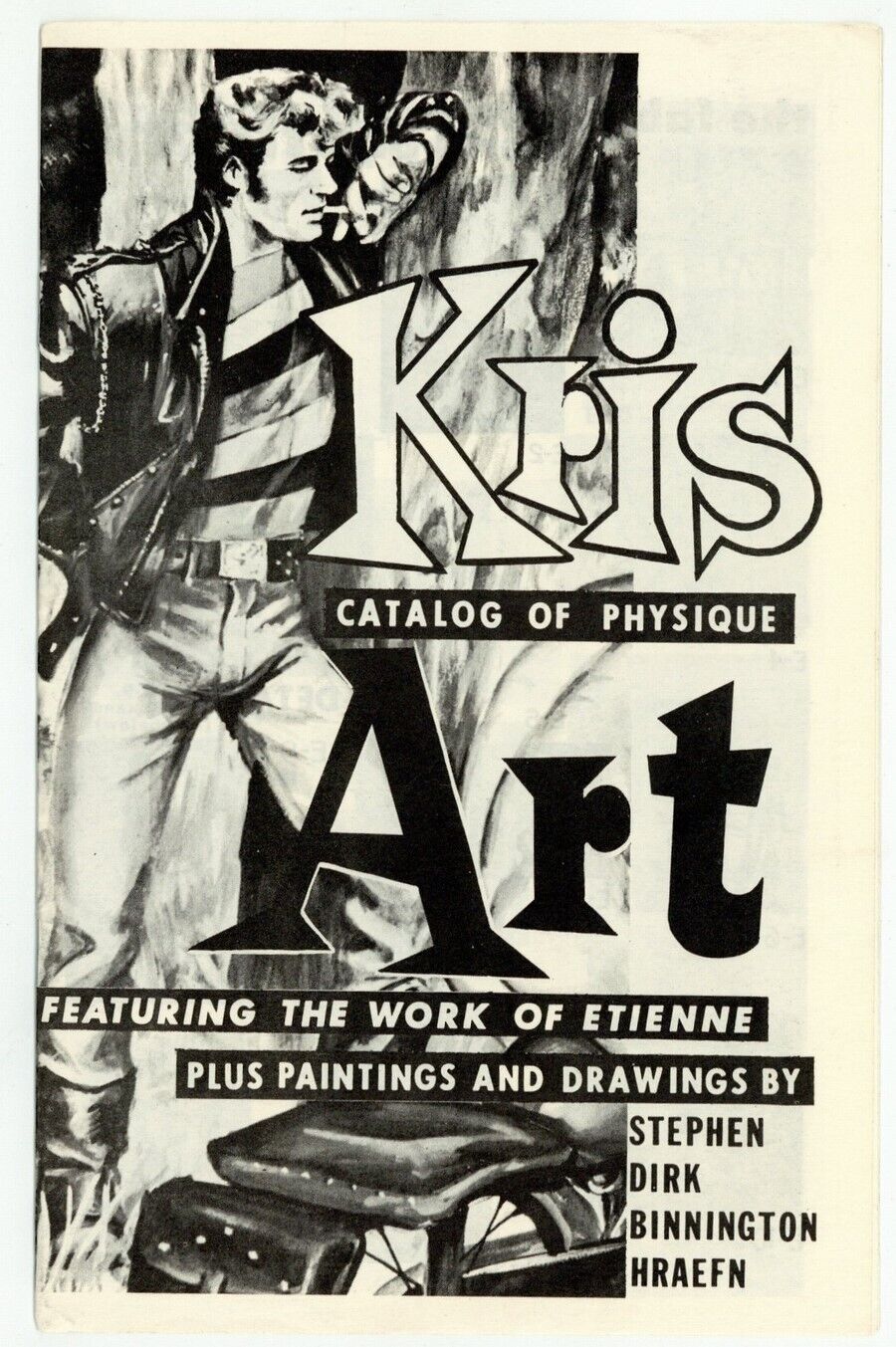 Kris Art #1 Dom Orejudos 1953 Etienne Gay Comic Art Chuck Renslow w/Order Form 