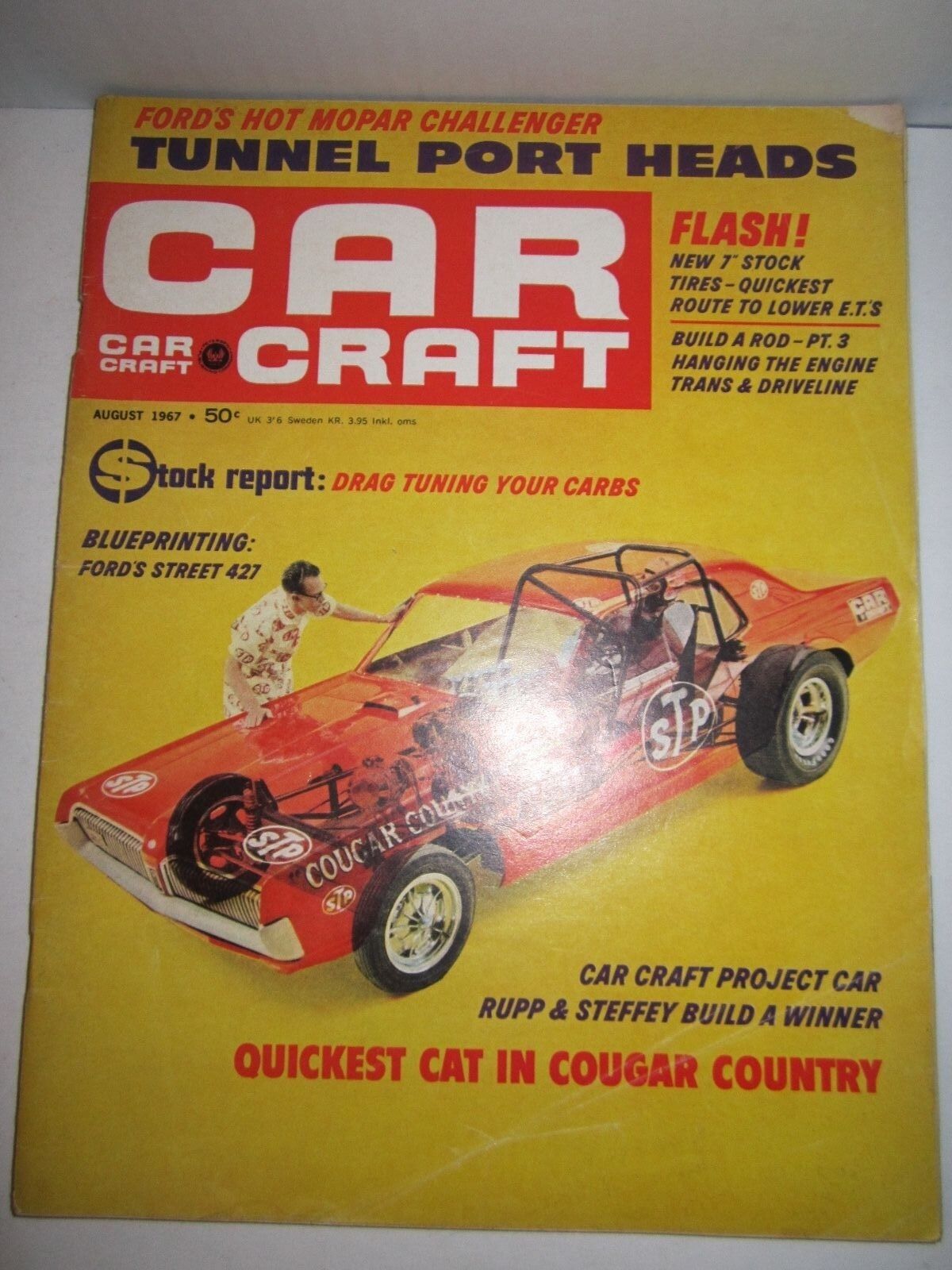 (11) 1960\'S CAR CRAFT MAGAZINES - FROM GOOD TO VERY GOOD - SEE PICS