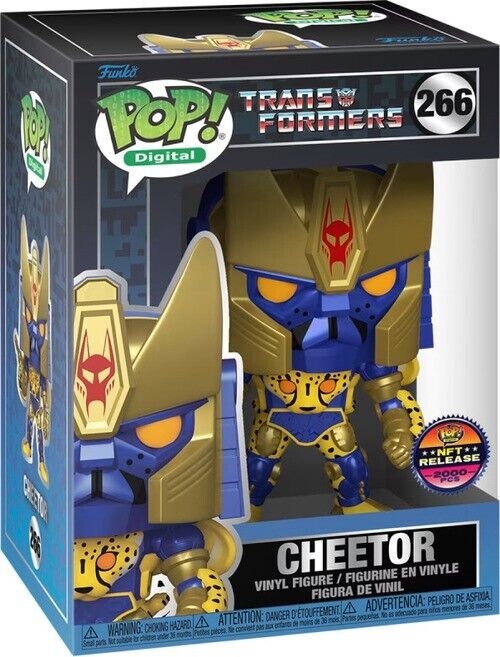 CHEETOR Transformers Funko Pop Digital NFT Redemption Presale