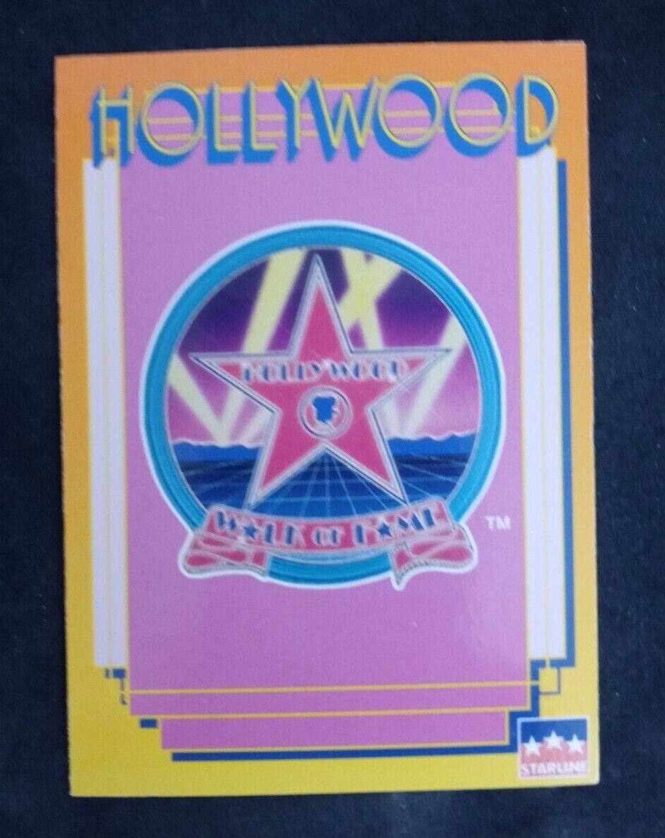1991 Starline Hollywood Walk Of Fame Trading Cards (Pick Your Card)