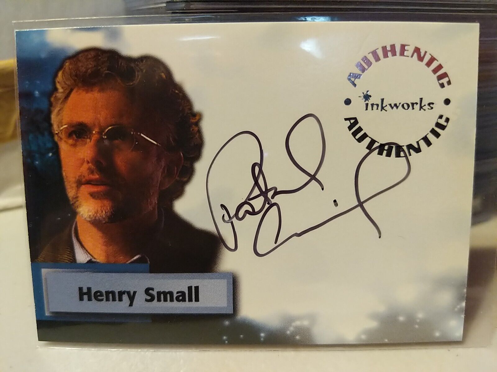Smallville Season 2 Patrick Cassidy A14 Autograph Card as Henry Small 2003