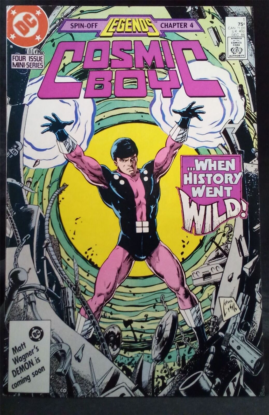 Cosmic Boy #1 1986 DC Comics Comic Book 
