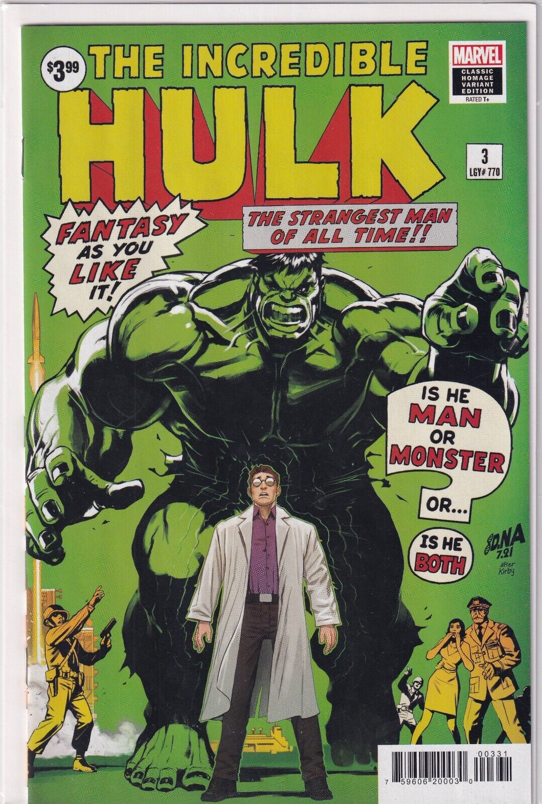 Hulk (2021) #3 1st Cameo Titan Hulk Nakayama Variant NM Marvel Comic