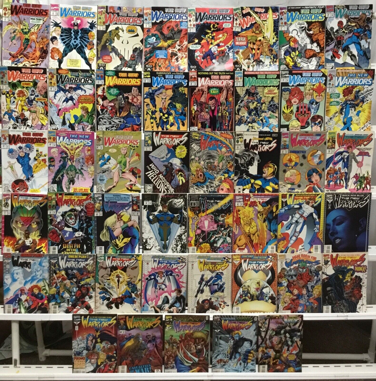 Marvel Comics - New Warriors 1st Series - Comic Book Lot of 45 Issues