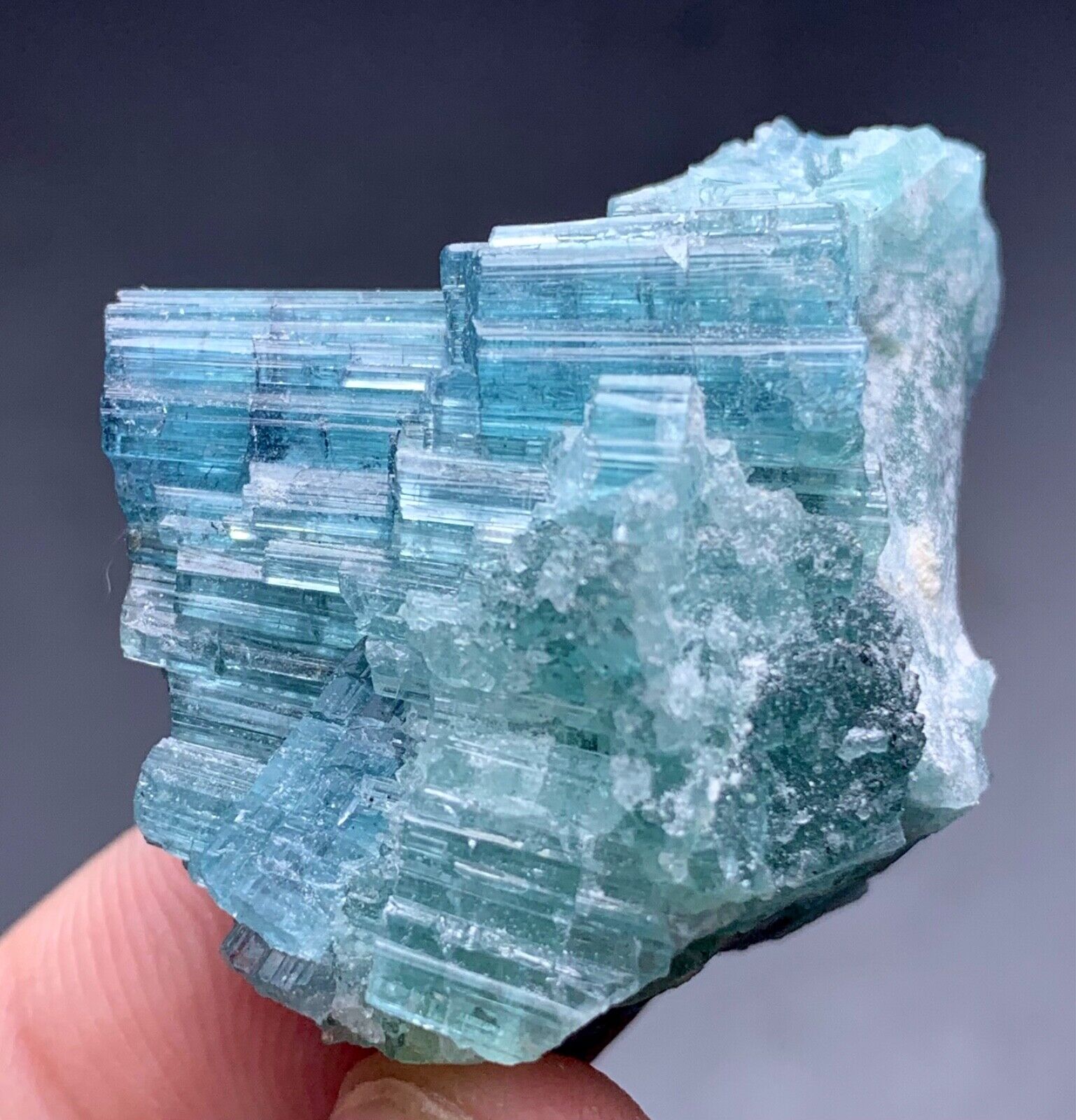 123 Carat indicolite colour Tourmaline crystal Specimen from Afghanistan