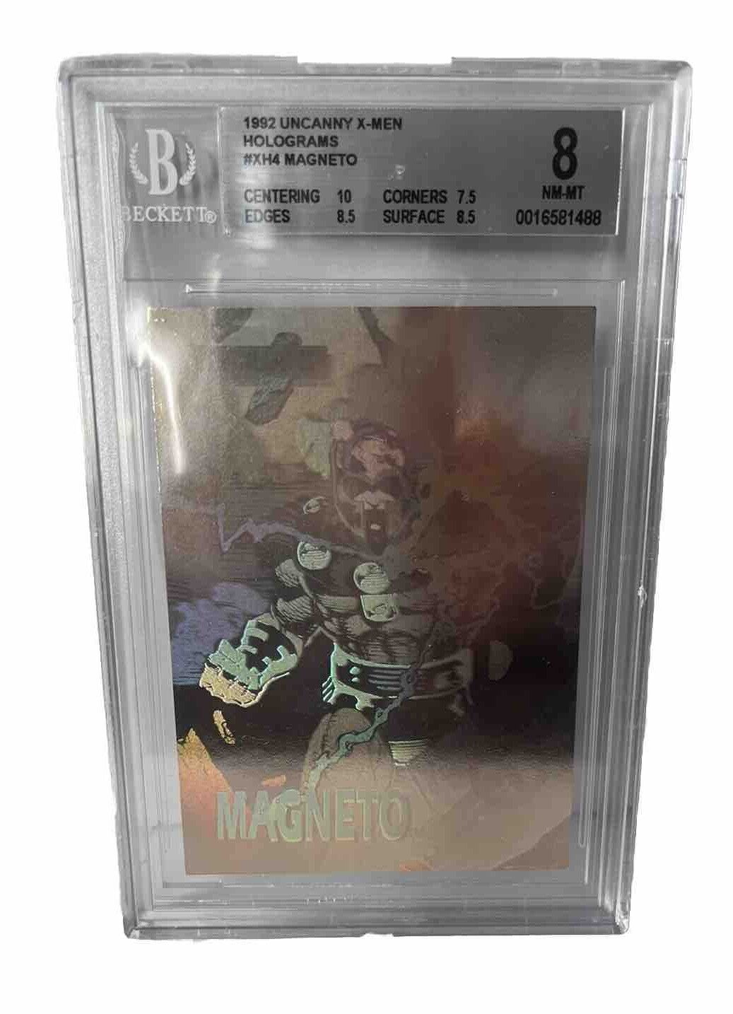 1992 Impel Uncanny X-Men Holograms #XH4 Magneto 8 NM-MT Beckett