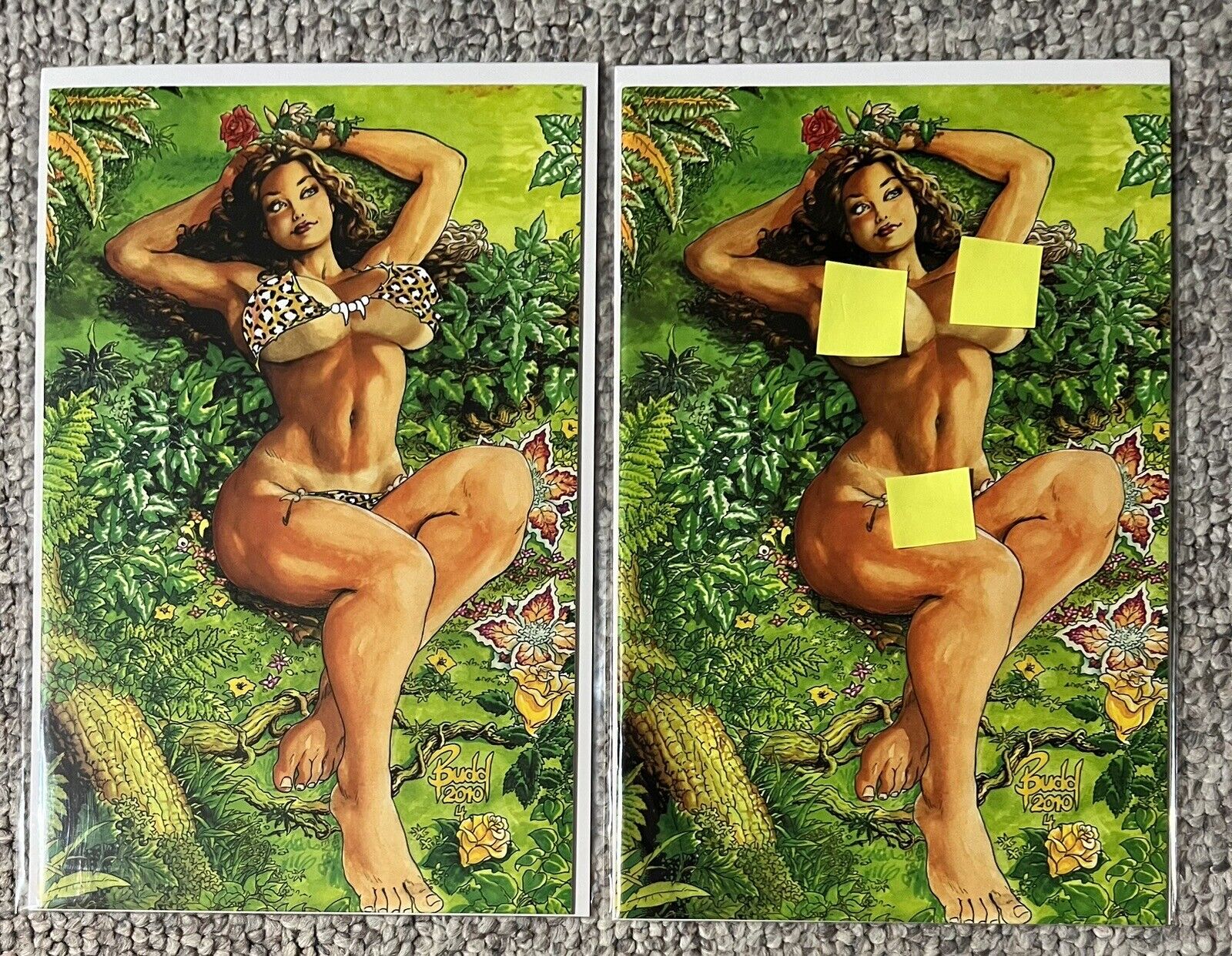 Cavewoman Natural Selection #2 set Budd Root Special Edition Limited 750 COA