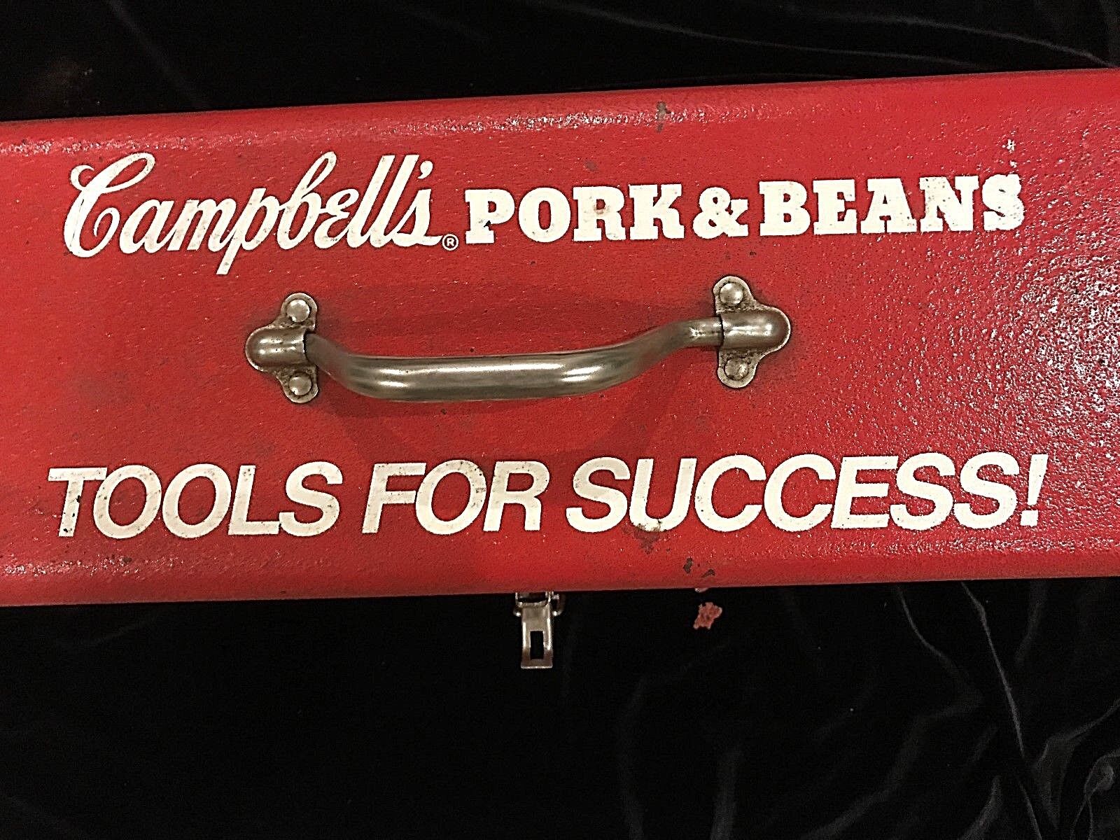 RARE Campbell's Pork & Beans Advertising Tool Box Promotion Camden NJ Soup