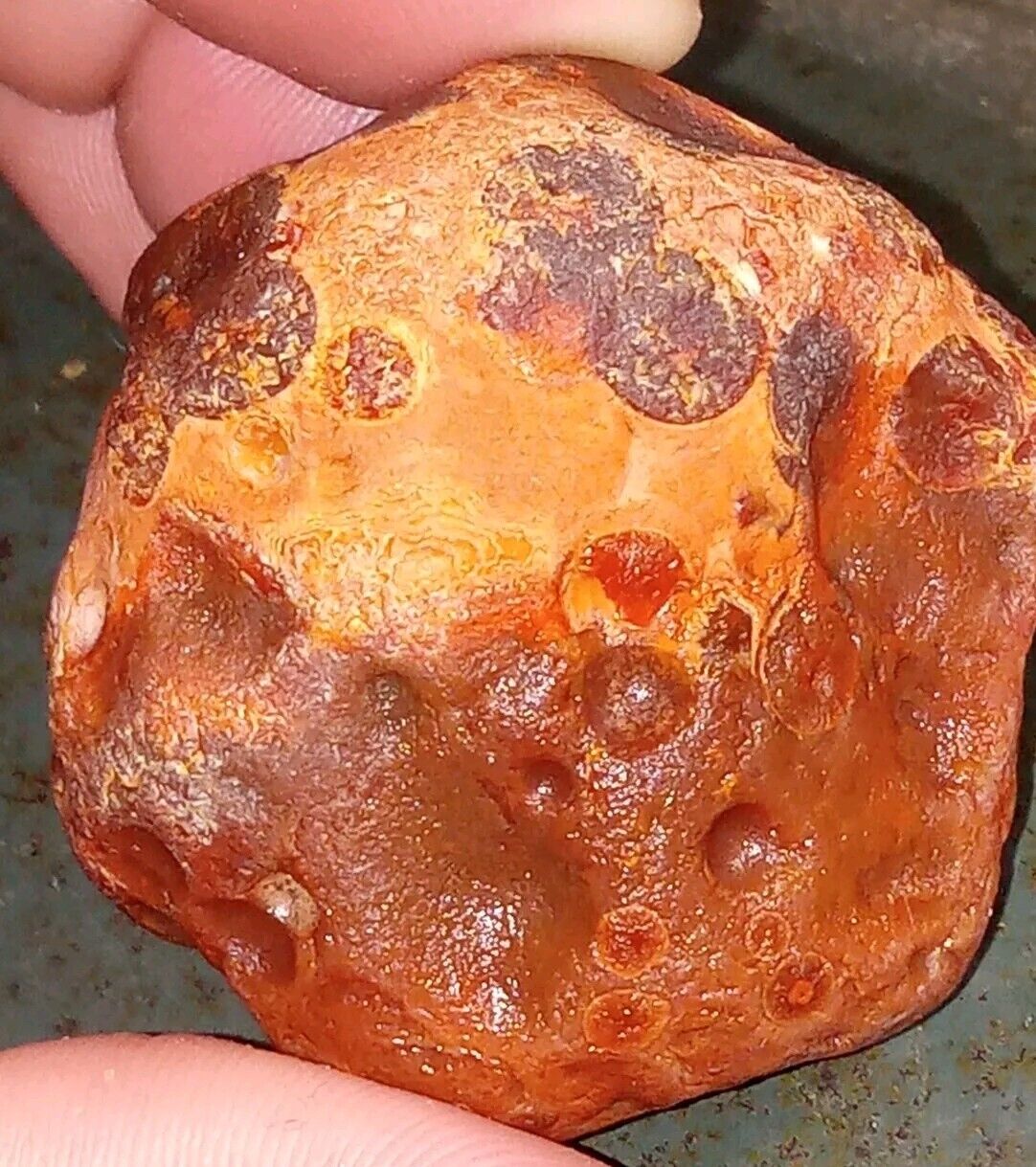 W.85 Oz Lake Superior Agate Ready To Be Seen Popping Eyes Formation Is...