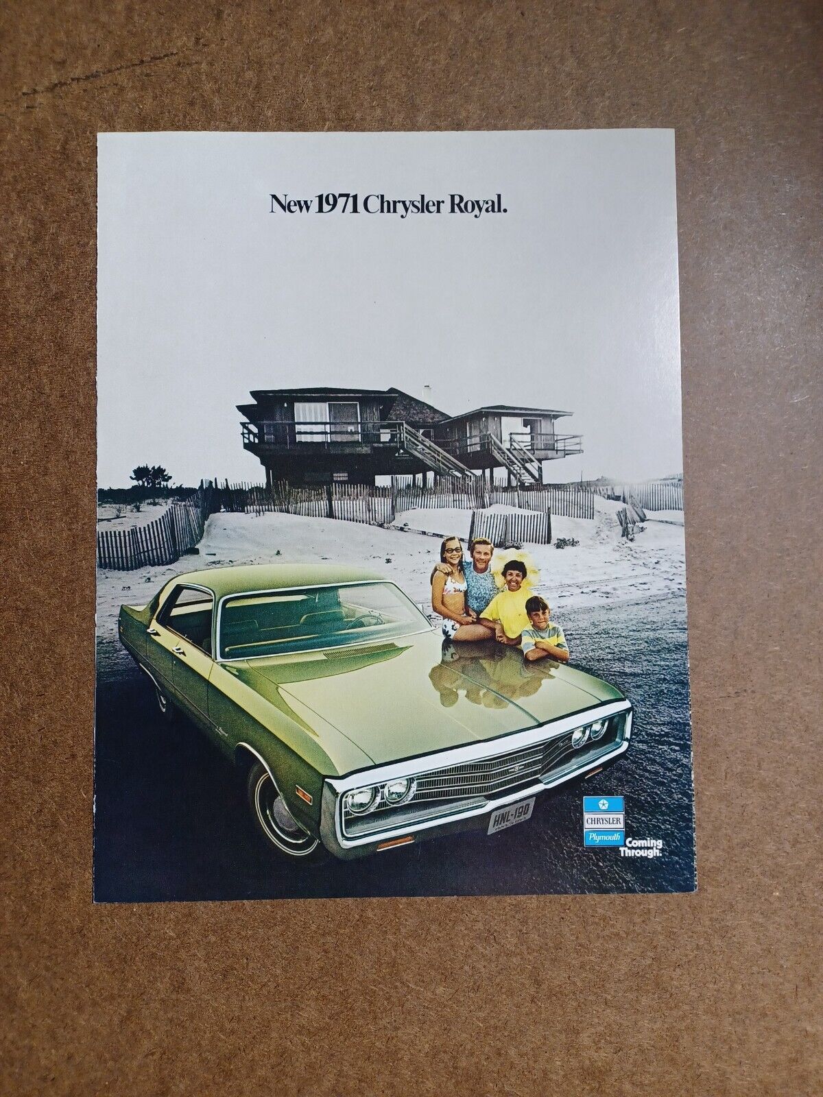 1971 Chrysler Royal Sales Brochure Folder 71