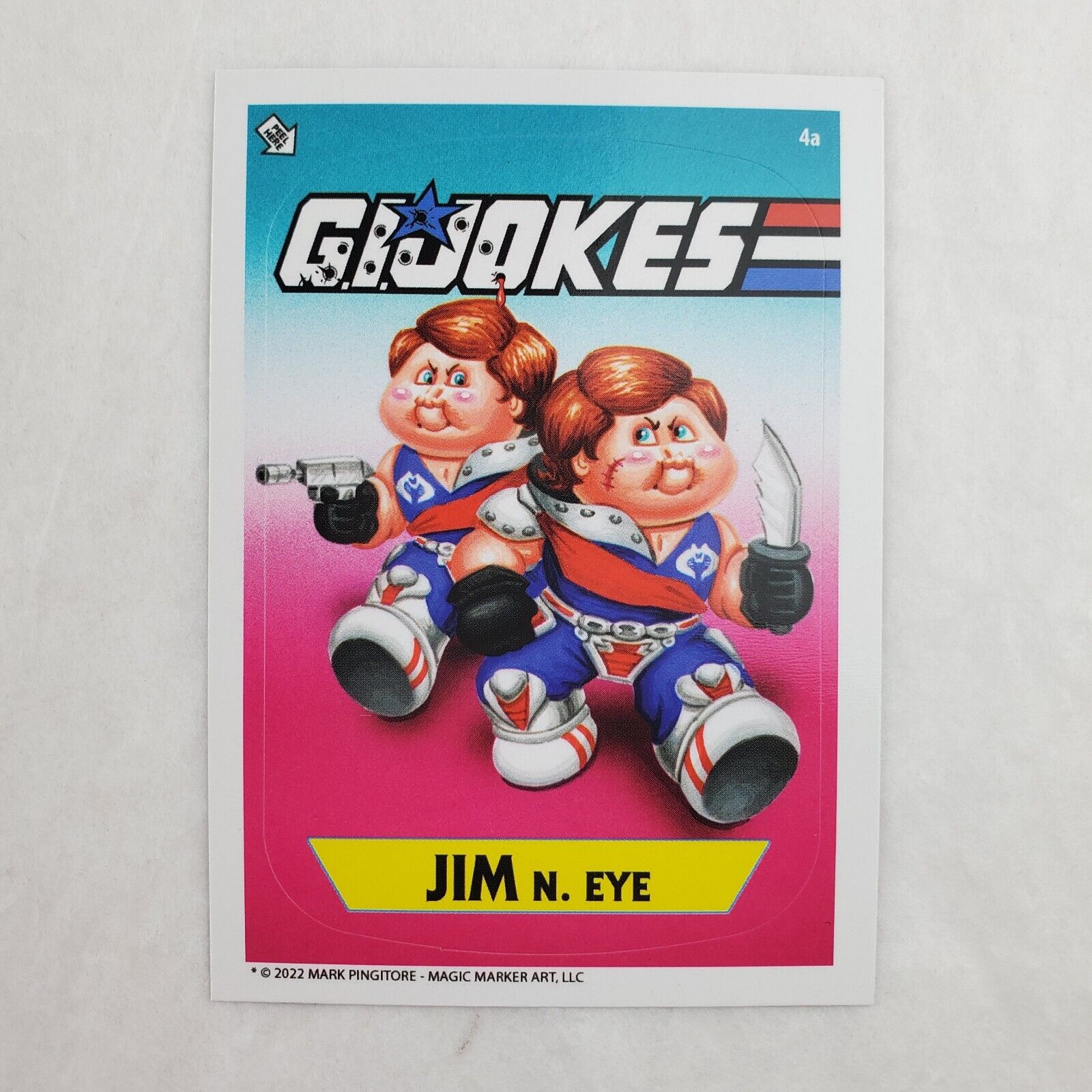 Gi Jokes Jim n Eye 4a Gi Joe Parody Crimson Twins 2022 Trading Card 