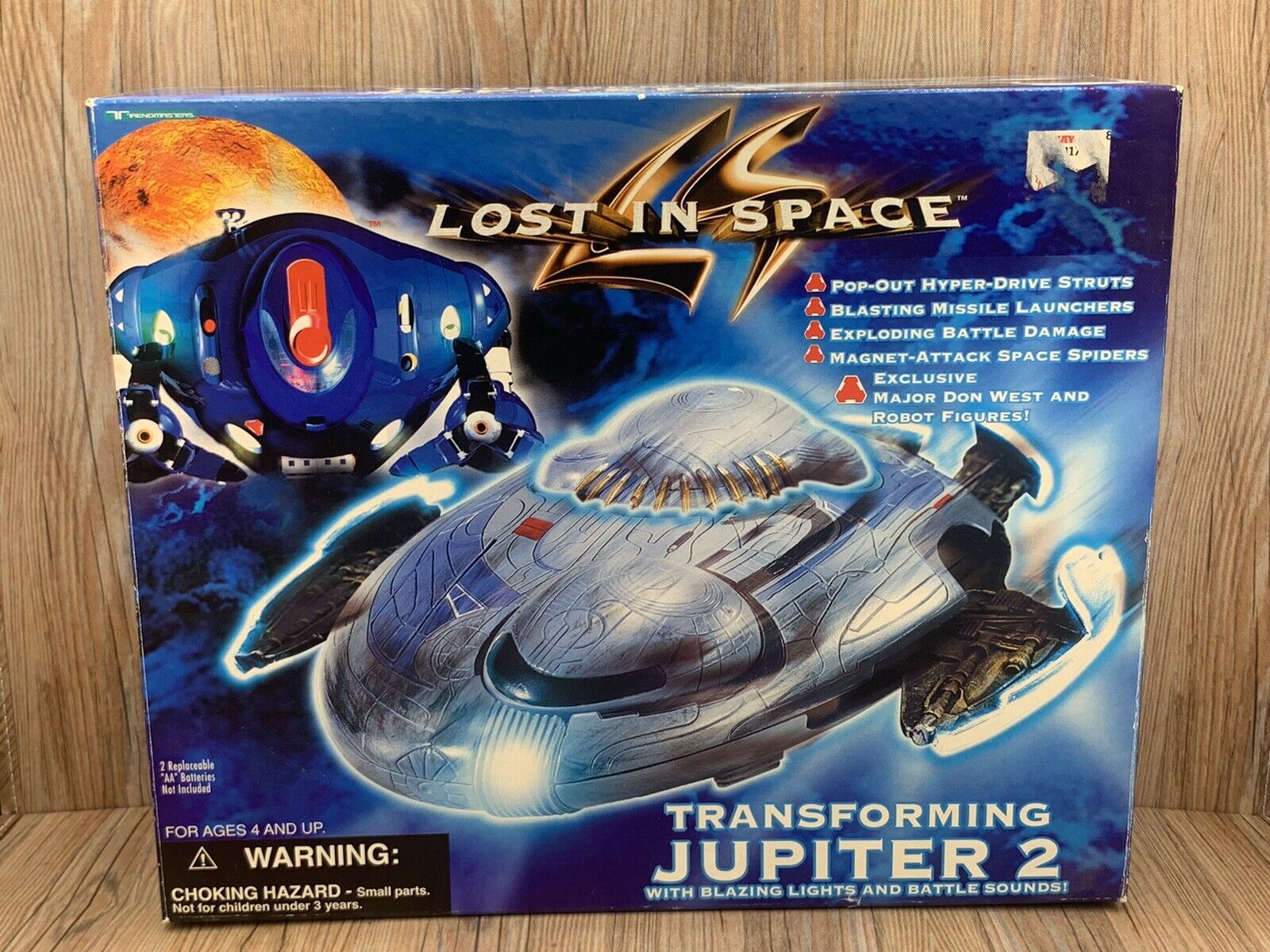 Lost In Space Movie Deluxe Transforming Jupiter 2 1997 Trendmasters Open Box