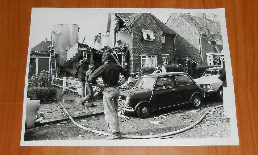 1979 Press Photo London England House Gas Leak Explosion Damage Scene