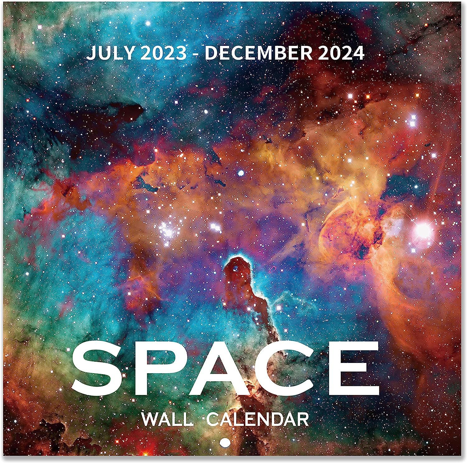 2023-2024 Wall Calendar - 12 inch x 24 inch, 12 x 12 Multicolored 