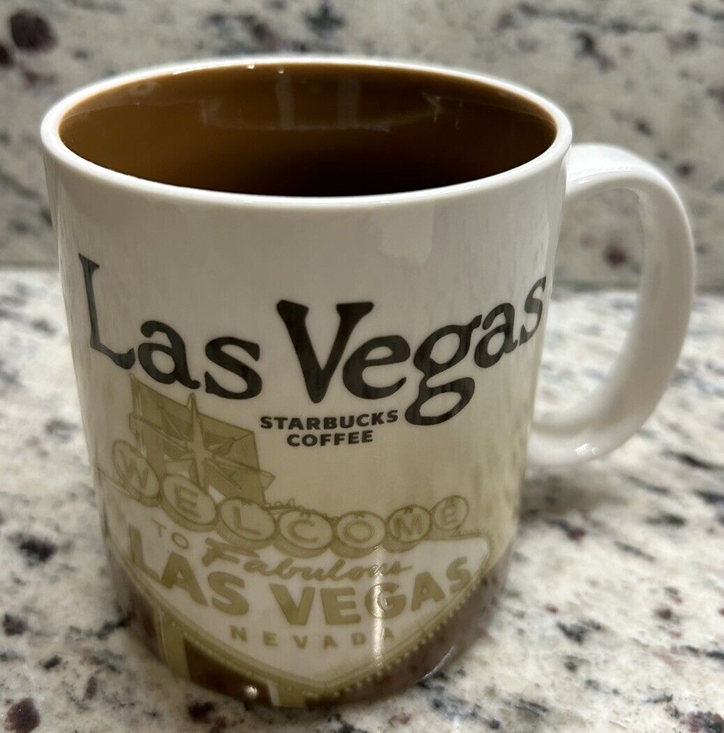 Starbucks Coffee Las Vegas Collector Series Mug 2009 City Global Icon 16 Oz ☕️🔥