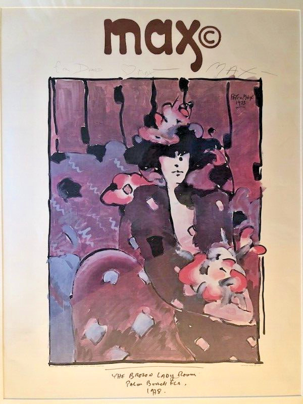PETER MAX personally SIGNED- VINTAGE 1978  Print