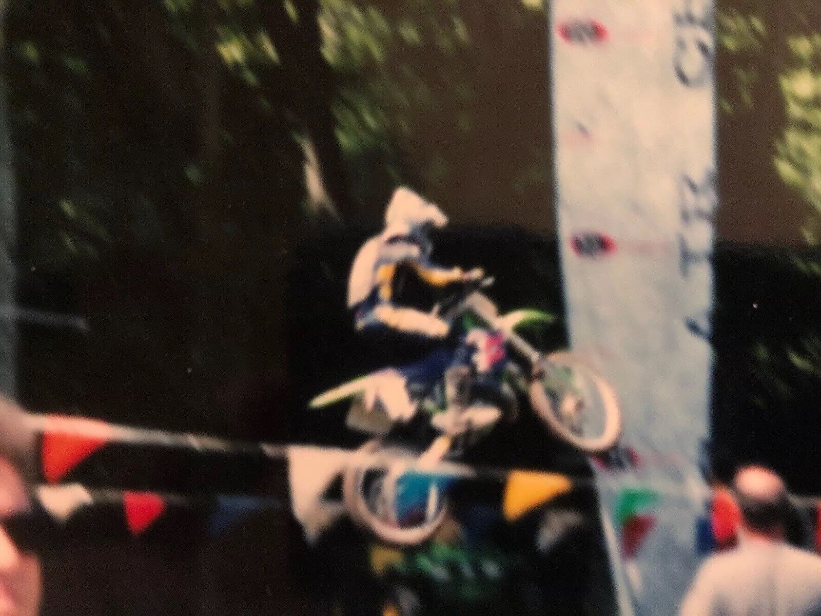 Photo Motorcycle Jumping Cross