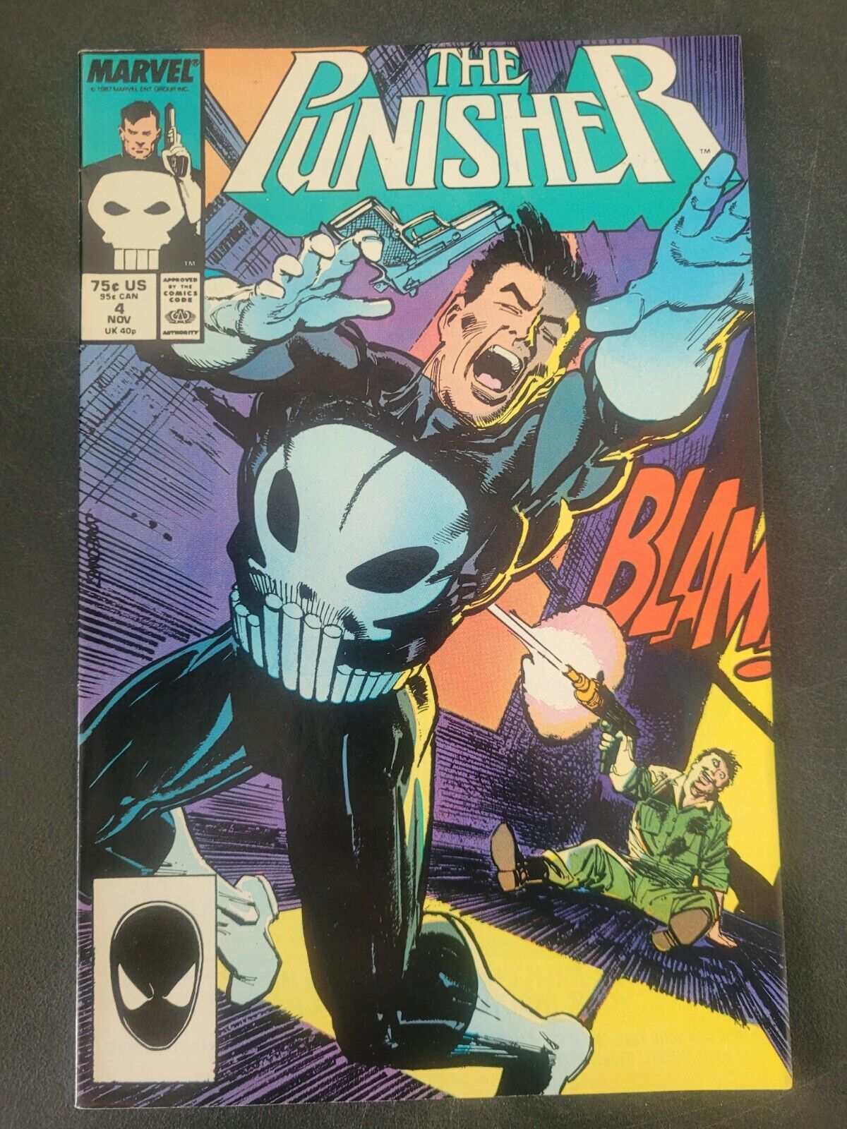 THE PUNISHER #4 (1987) MARVEL COMICS 1ST APPEARANCE OF MICROCHIP KLAUS JANSON