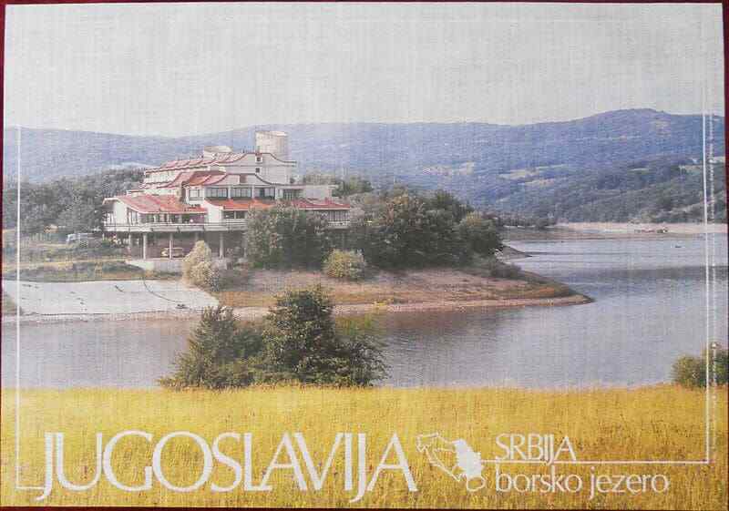 Original Poster Yugoslavia Serbia Bor Lake Borsko Jezero 1985 Copper Mine Eco