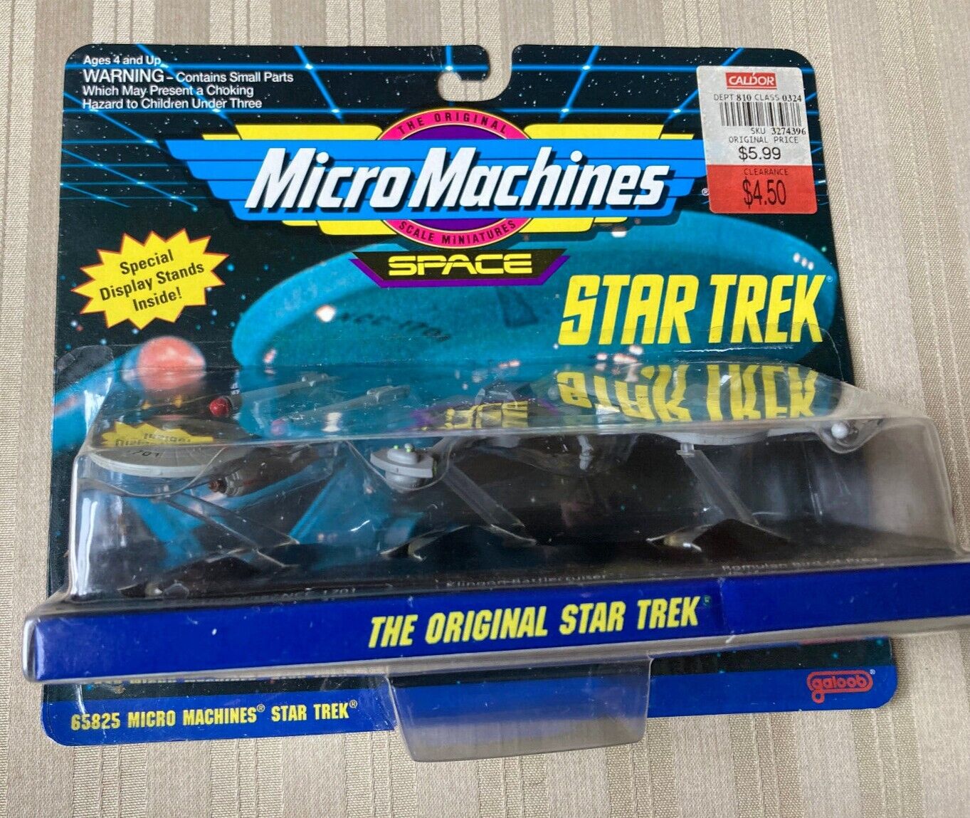 Galoob 1993 Micro Machines Space The Original Star Trek #1 No. 65825 NIP