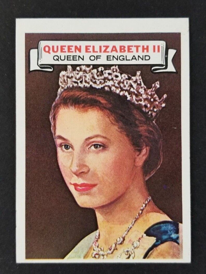1967 Queen Elizabeth Topps Who Am I? #31 Trading Card Nice Condition