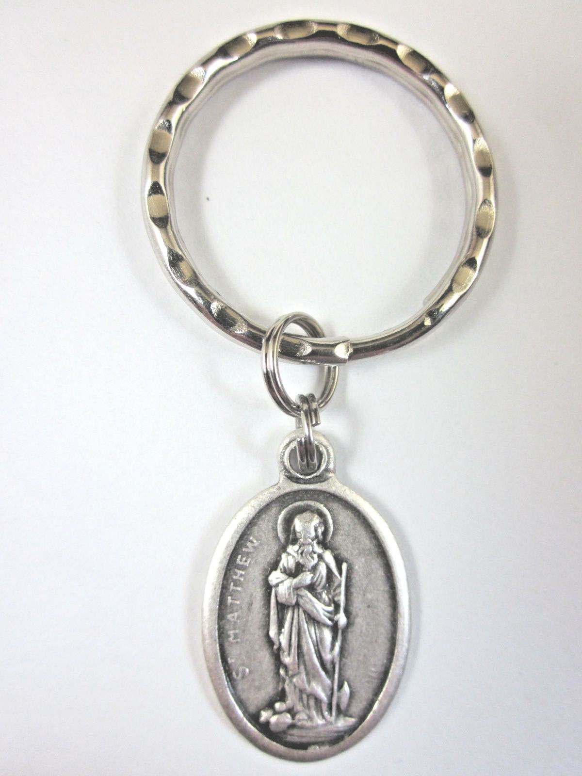  St Matthew Medal Italy Key Ring Gift Box & Prayer Card