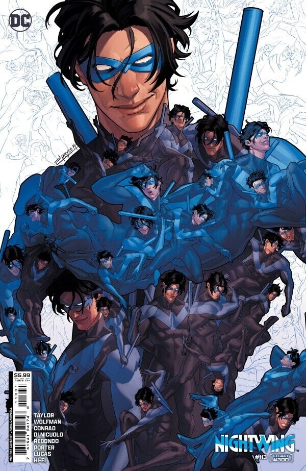 Nightwing #113 (300) Cover C Campbell Card Stock DC Comics 2024 NM+