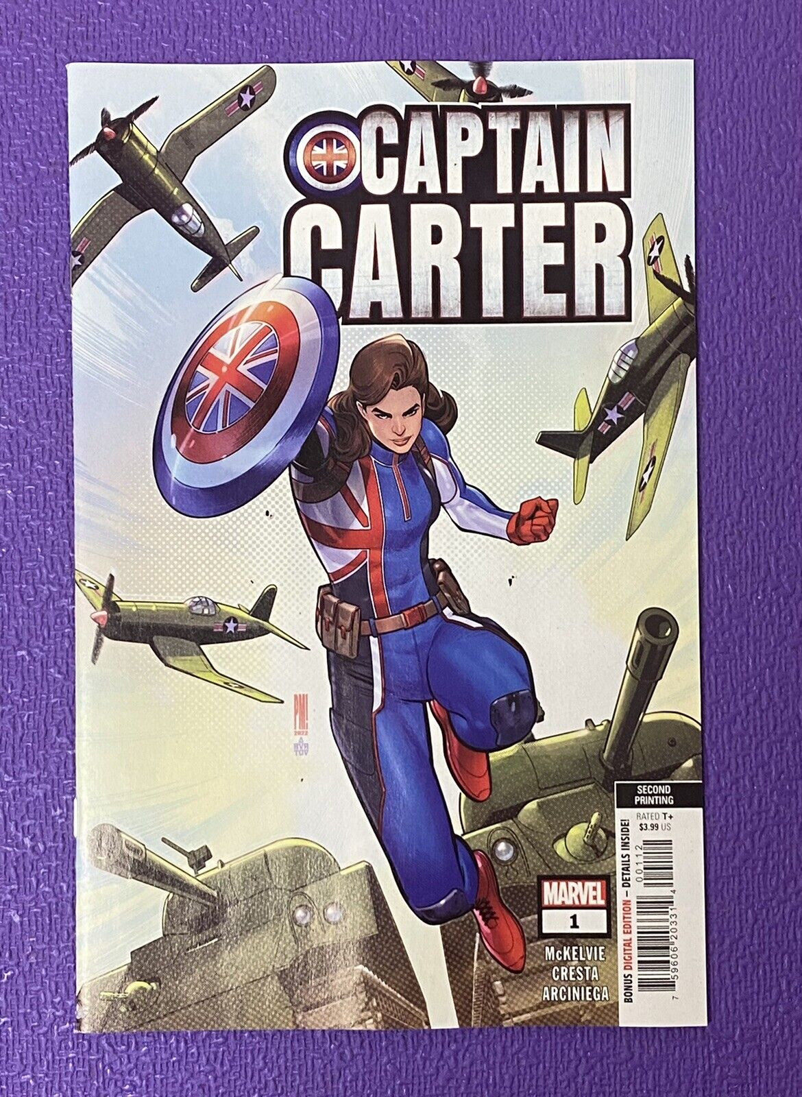 Captain Carter #1 (Marvel 2022)  2nd Print * NM * 1st appearance in Comics