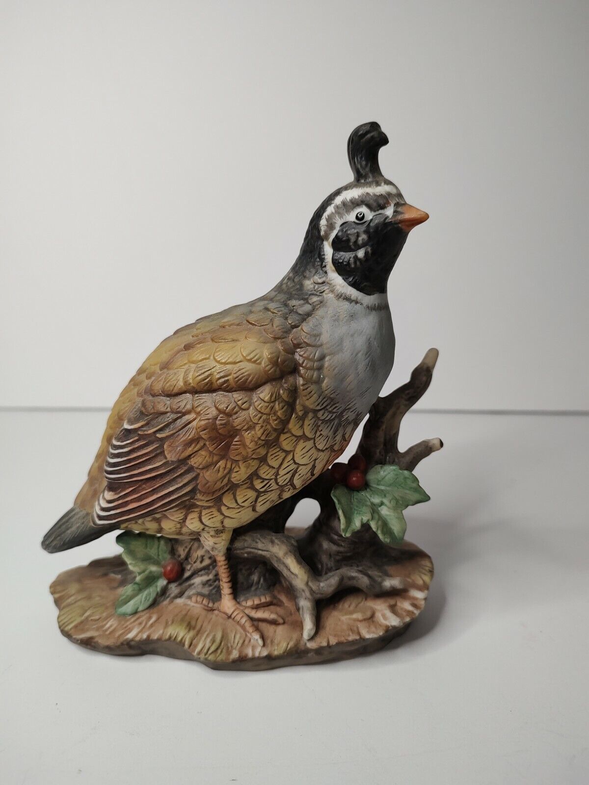 Vintage Masterpiece by Homco Porcelain Figurine  QUAIL BIRD  