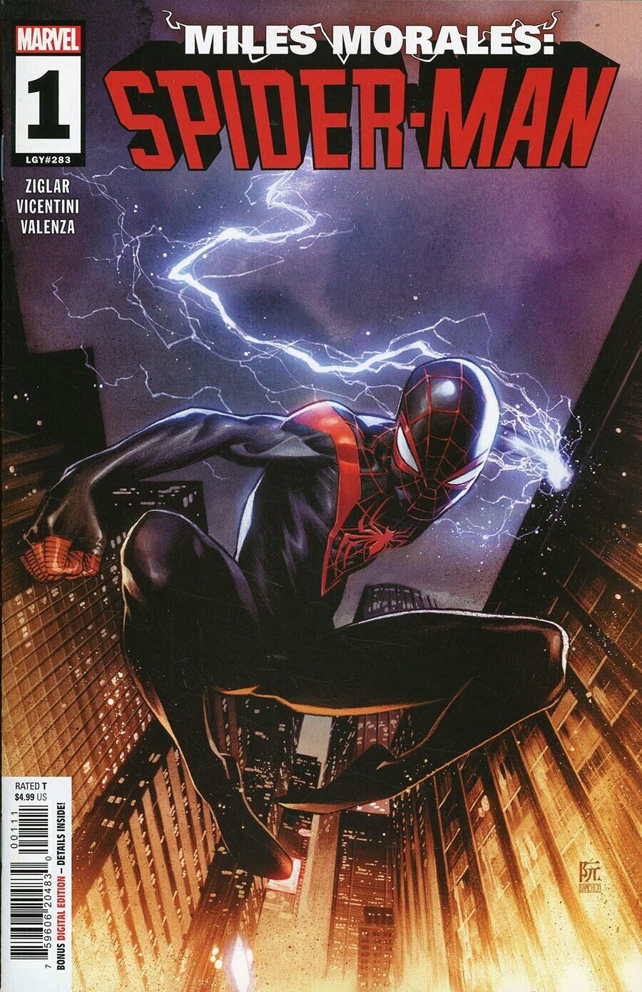 MILES MORALES SPIDER-MAN 1 NM COVER A - NEW SERIES 2022 