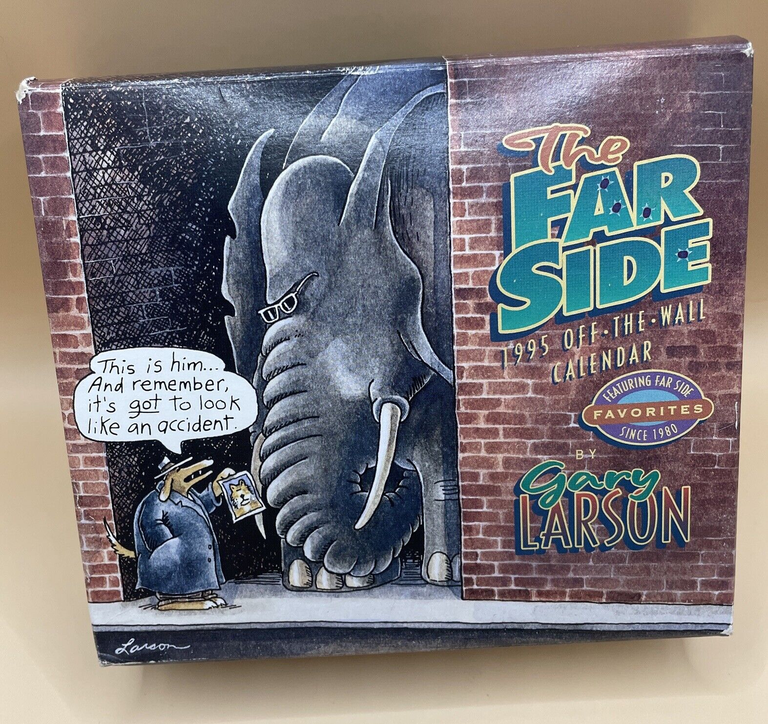 The Far Side 1995 Off the Wall Calendar Gary Larson Unused New In Box