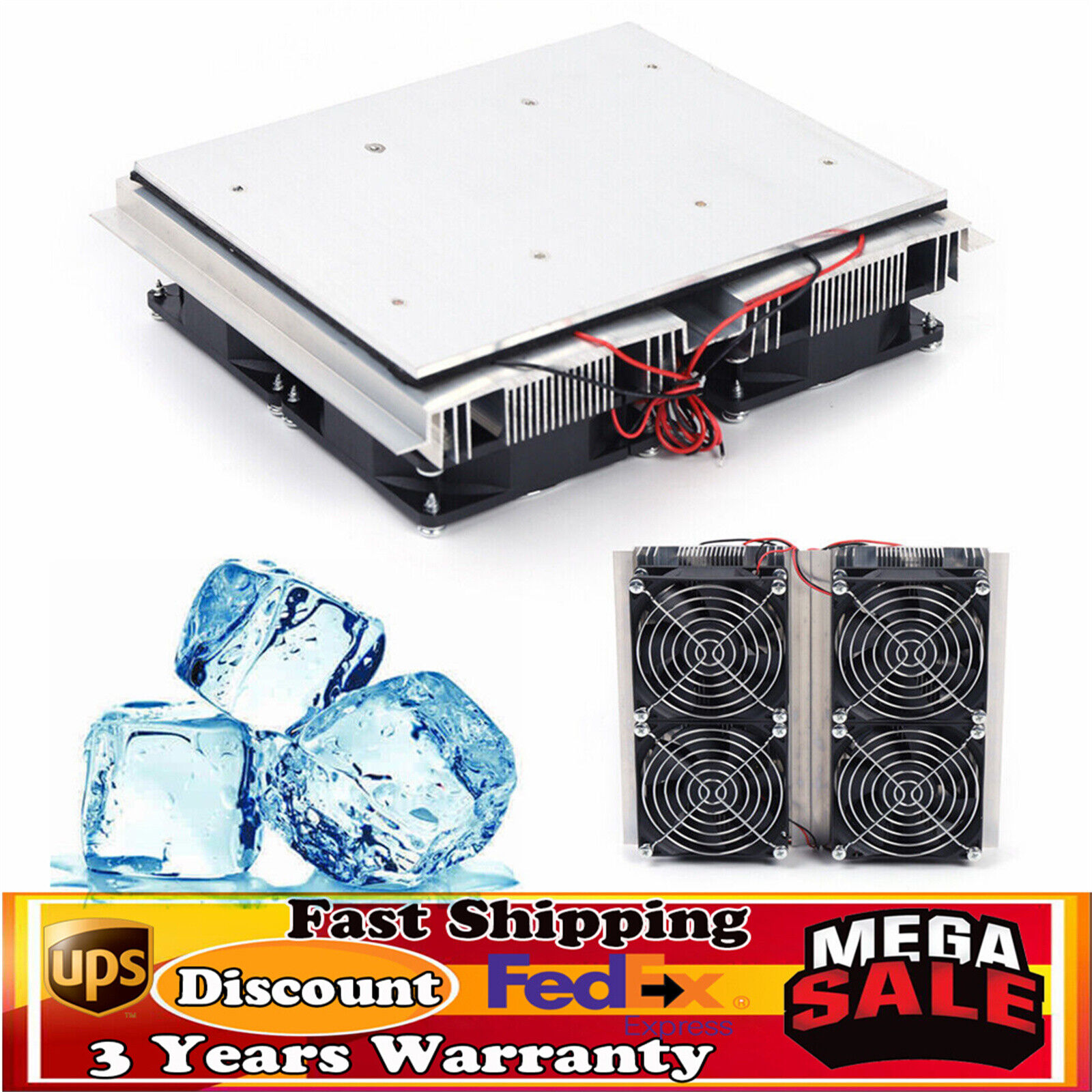 Semiconductor Refrigeration Cooler Thermoelectric Peltier Cold Plate 240W SALE 