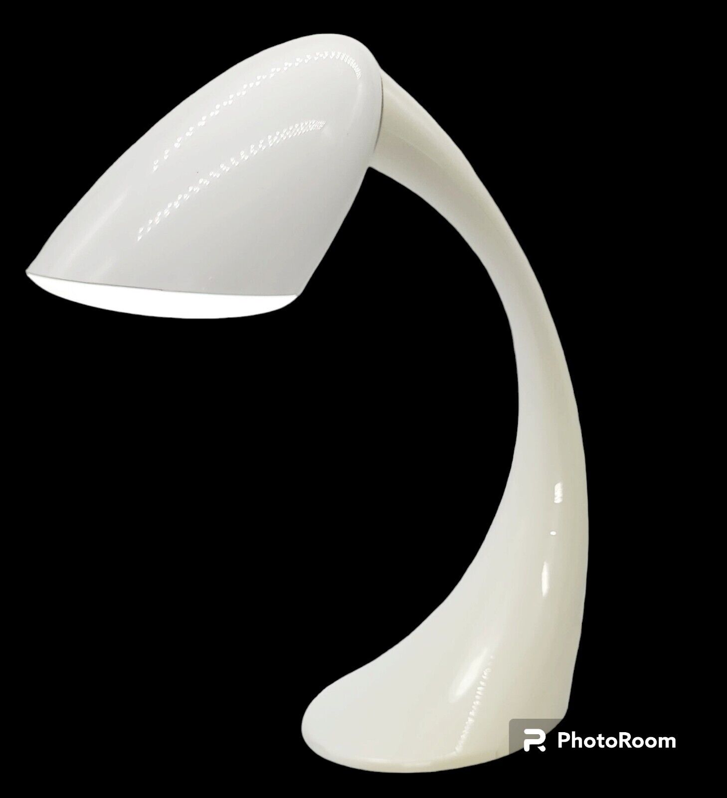 Rare Vintage 1990\'s Verilux SmartLight Curve White Desk Lamp w/Verilux CFL Bulb