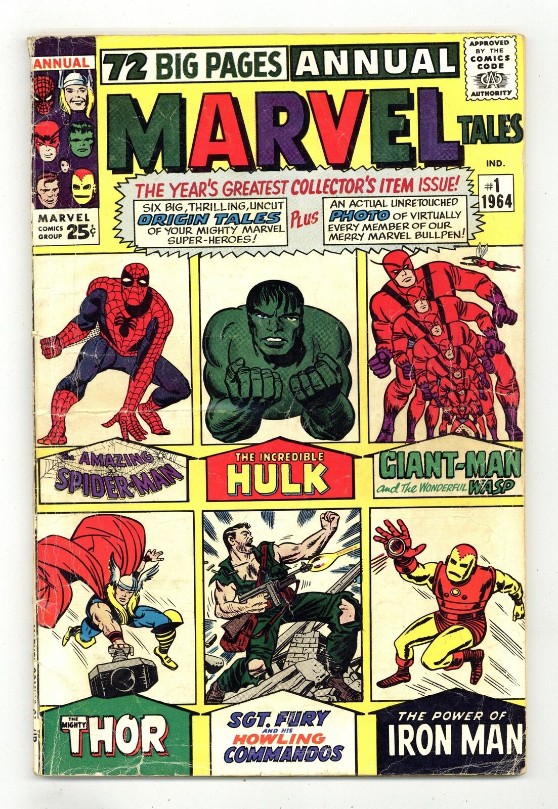 Marvel Tales #1 GD+ 2.5 1964
