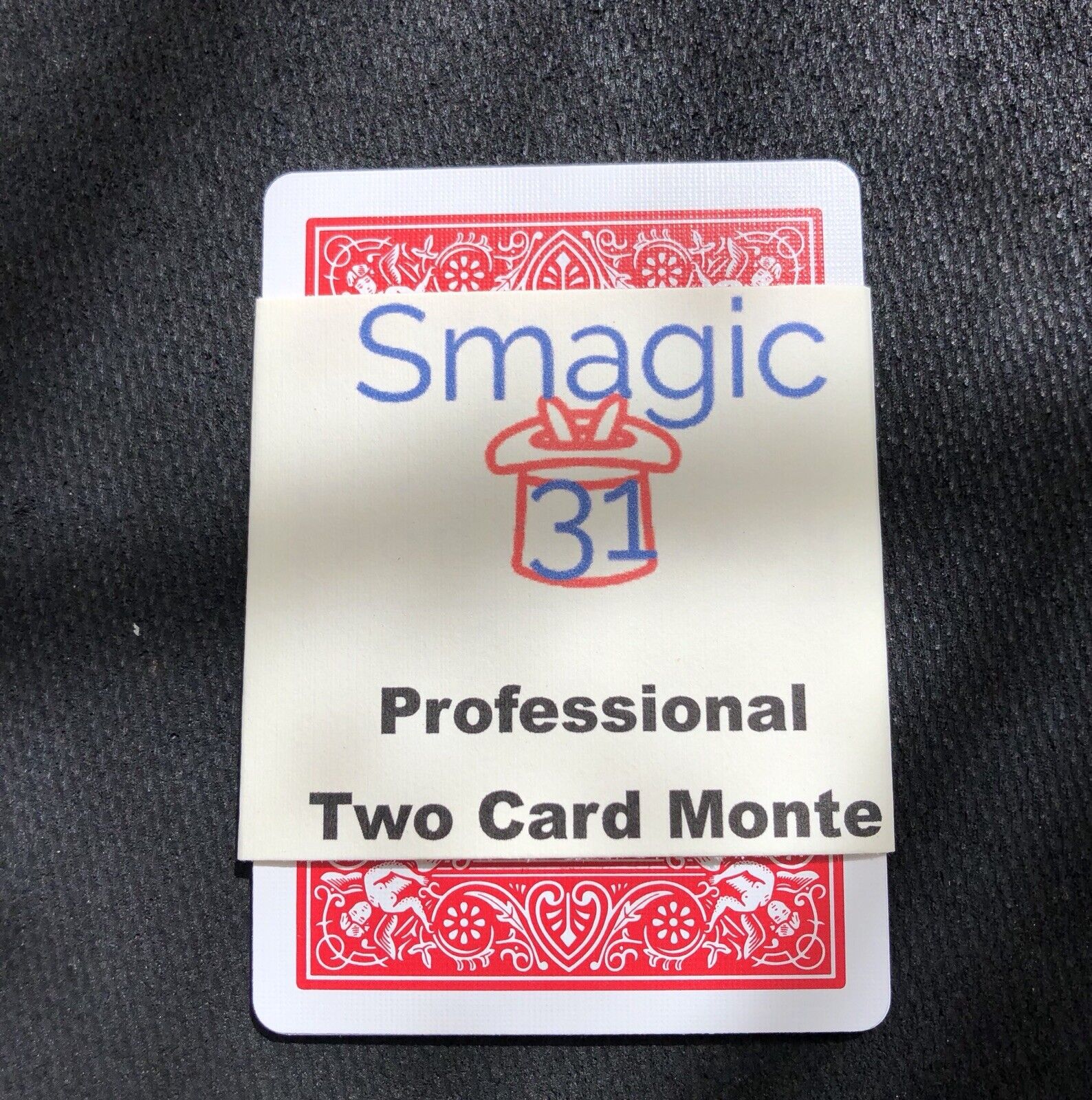 5 Sets Two Card Monte - Magic Trick - Bicycle red- Made In USA - Packet